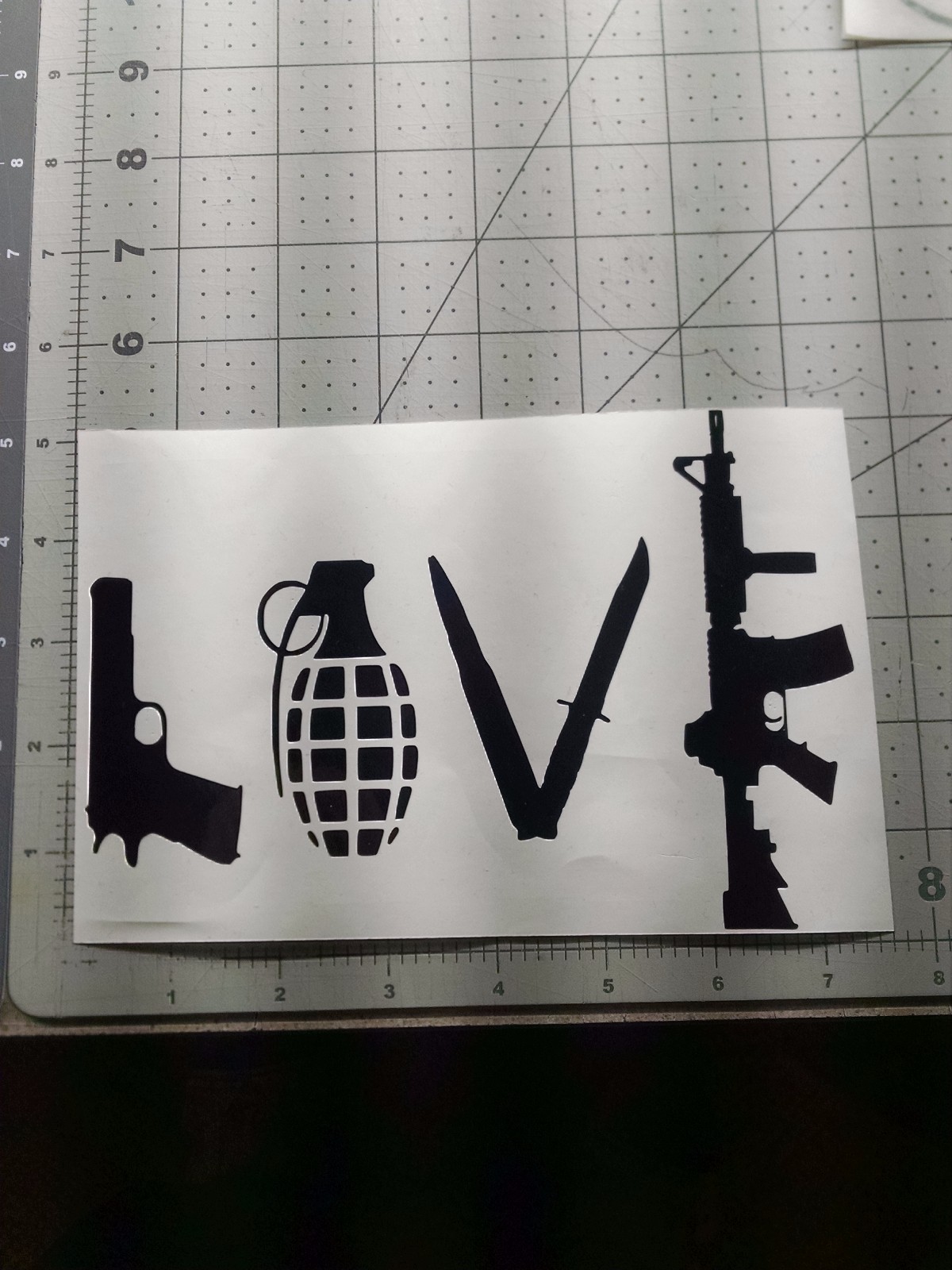 vinyl decal bullet flag ammo sticker CCW 2nd amendment 3% american flag