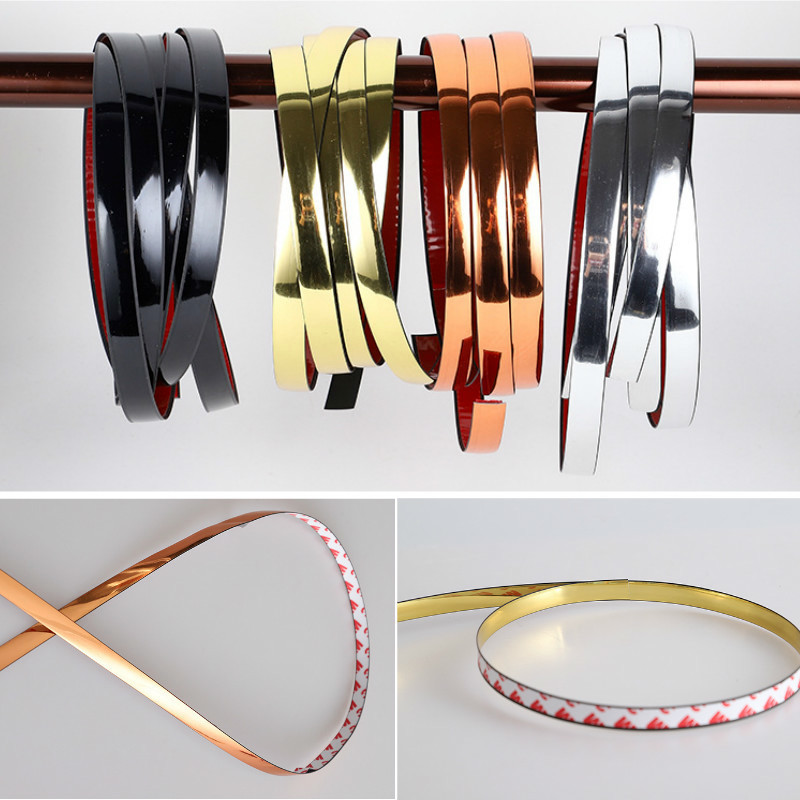 1 Roll Self-Adhesive Tile Seam Tape Wall Ceiling Mould Strip Furniture Trim Line