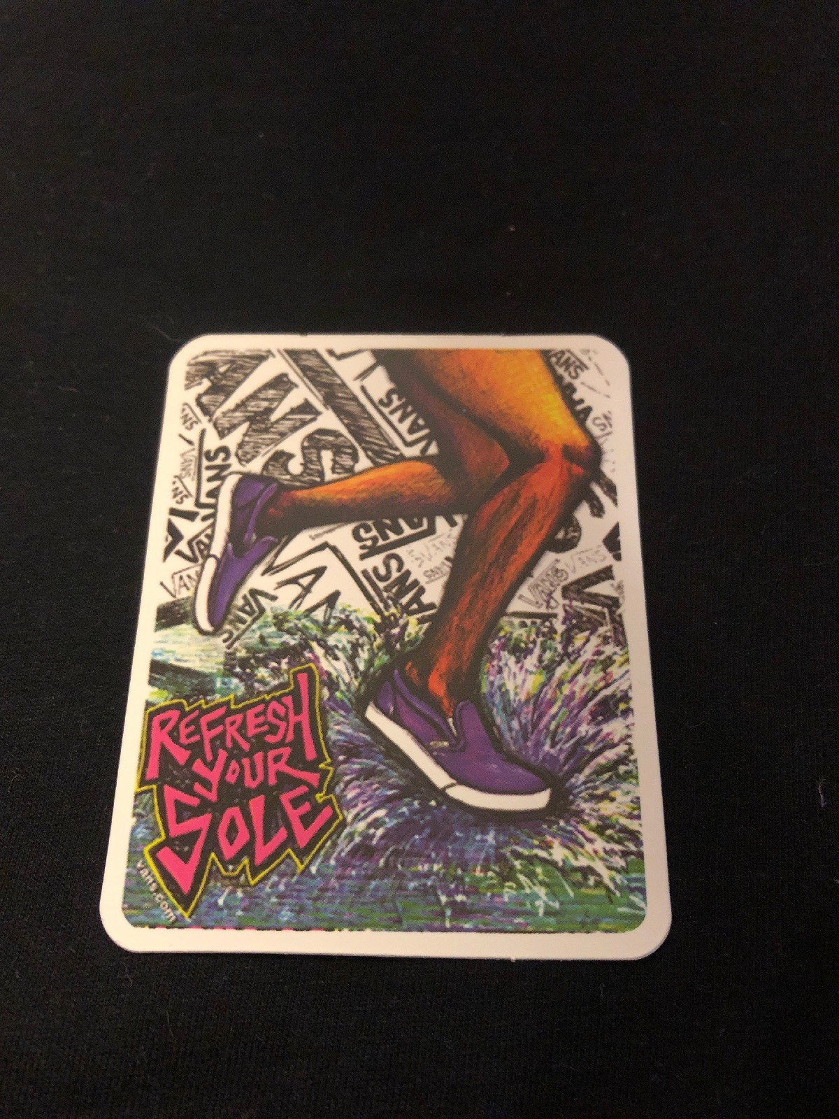 Vans Refresh Your Sole Logo Laptop/Skateboard Sticker 2.5″ x 3″
