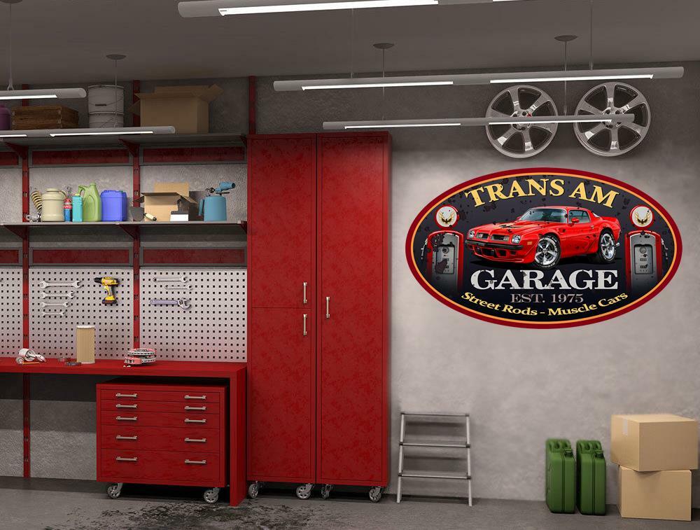 1975 Pontiac Trans Am Firebird Classic Garage Sign Wall Art Graphic Sticker