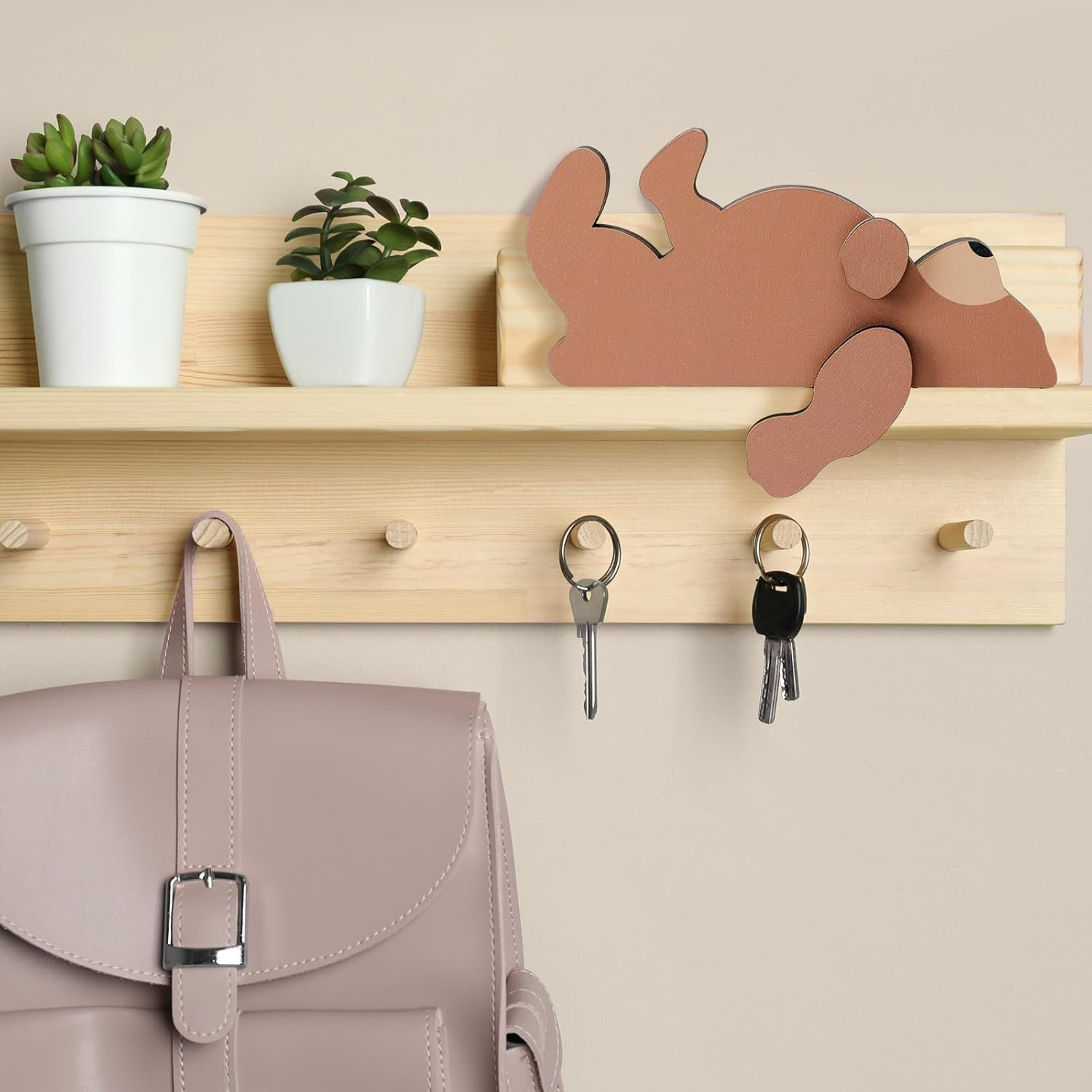3 Pcs Forest Woodland Nursery Decor for Wooden Bear Door Topper Decoration Wilde