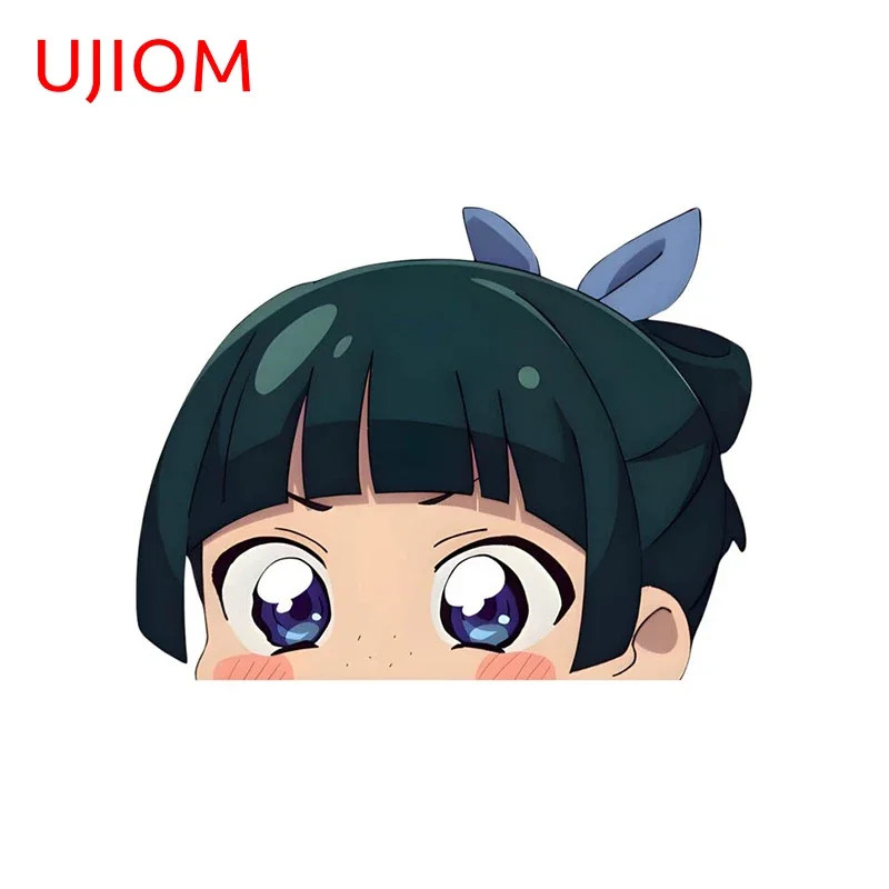 UJIOM Maomao Cartoon Peeker Cute Wall Sticker Interesting Refrigerator