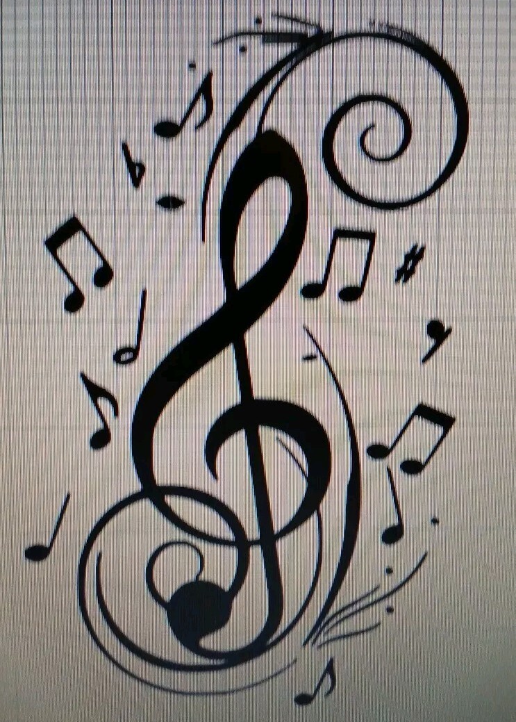 Music Notes Decal
