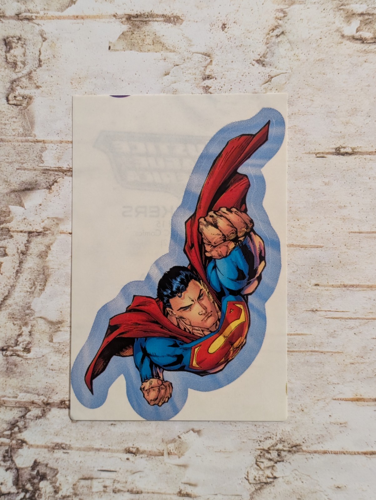 Superman Die-Cut Vending Sticker – Justice League Of America – DC Comics Hero