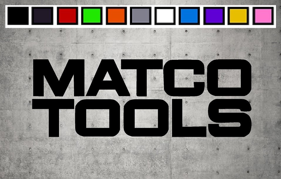 Matco Tools Word LOGO Vinyl Decal Sticker Emblem Car Truck Window 4″ 6″ 8″