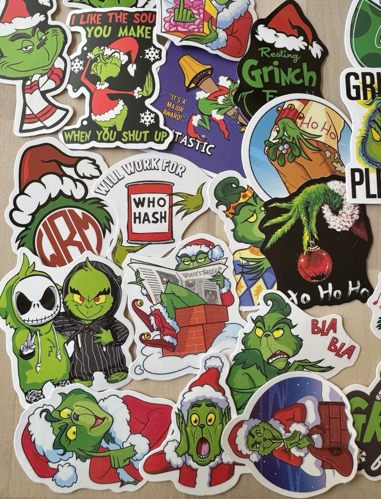 Grinch Stickers