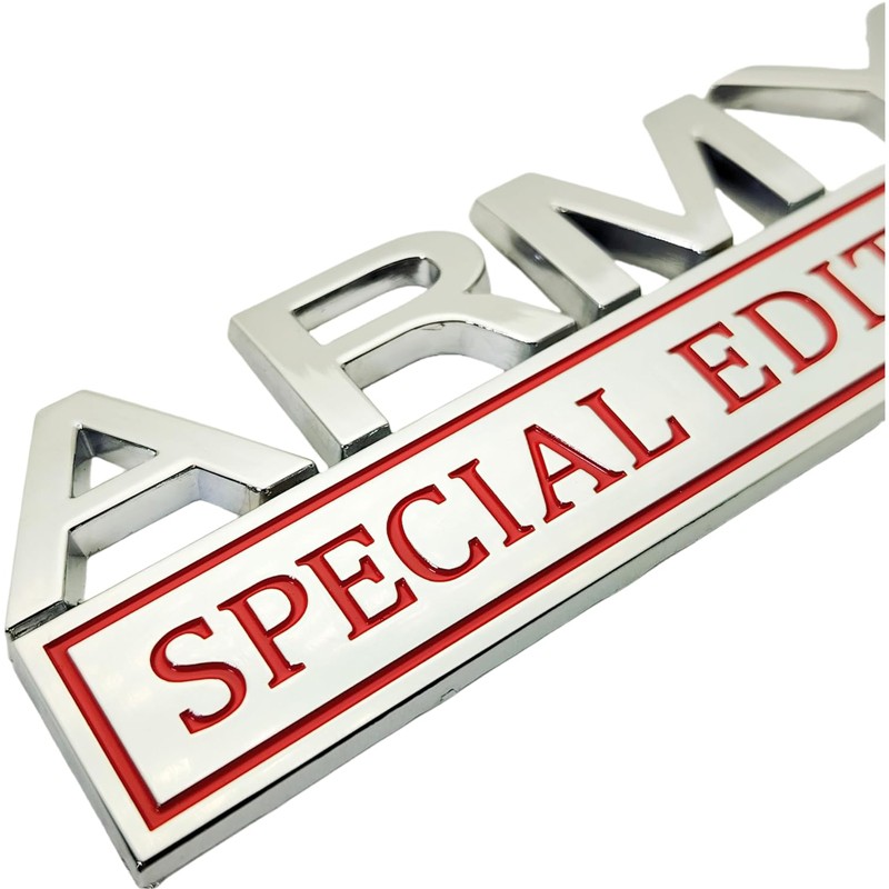 2pack Army Special Edition Emblems, Army Car Emblem 3D Badge Decal Car Truck SUV