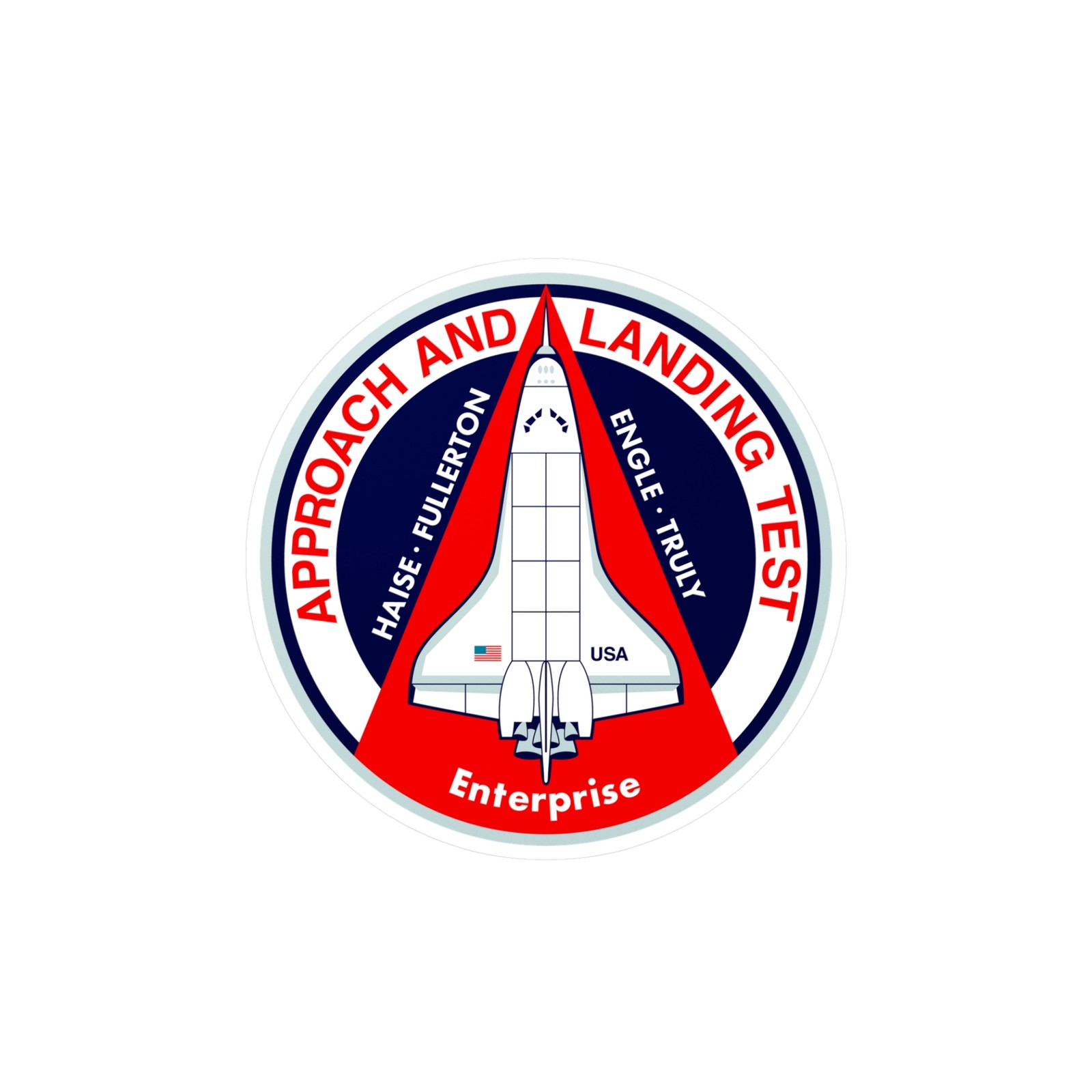 Nasa Space Shuttle Approach and Landing Test Kiss-Cut Vinyl Decals