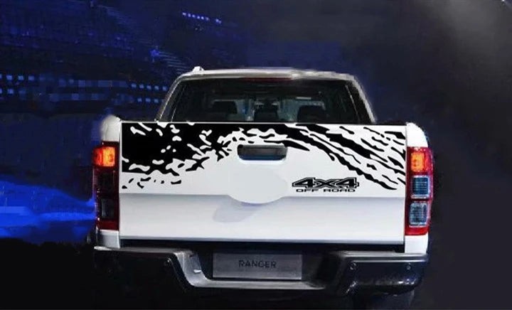 Aftermarket Trunk Tailgate Custom Graphic Decal for Ford Ranger | Vinyl Truck St