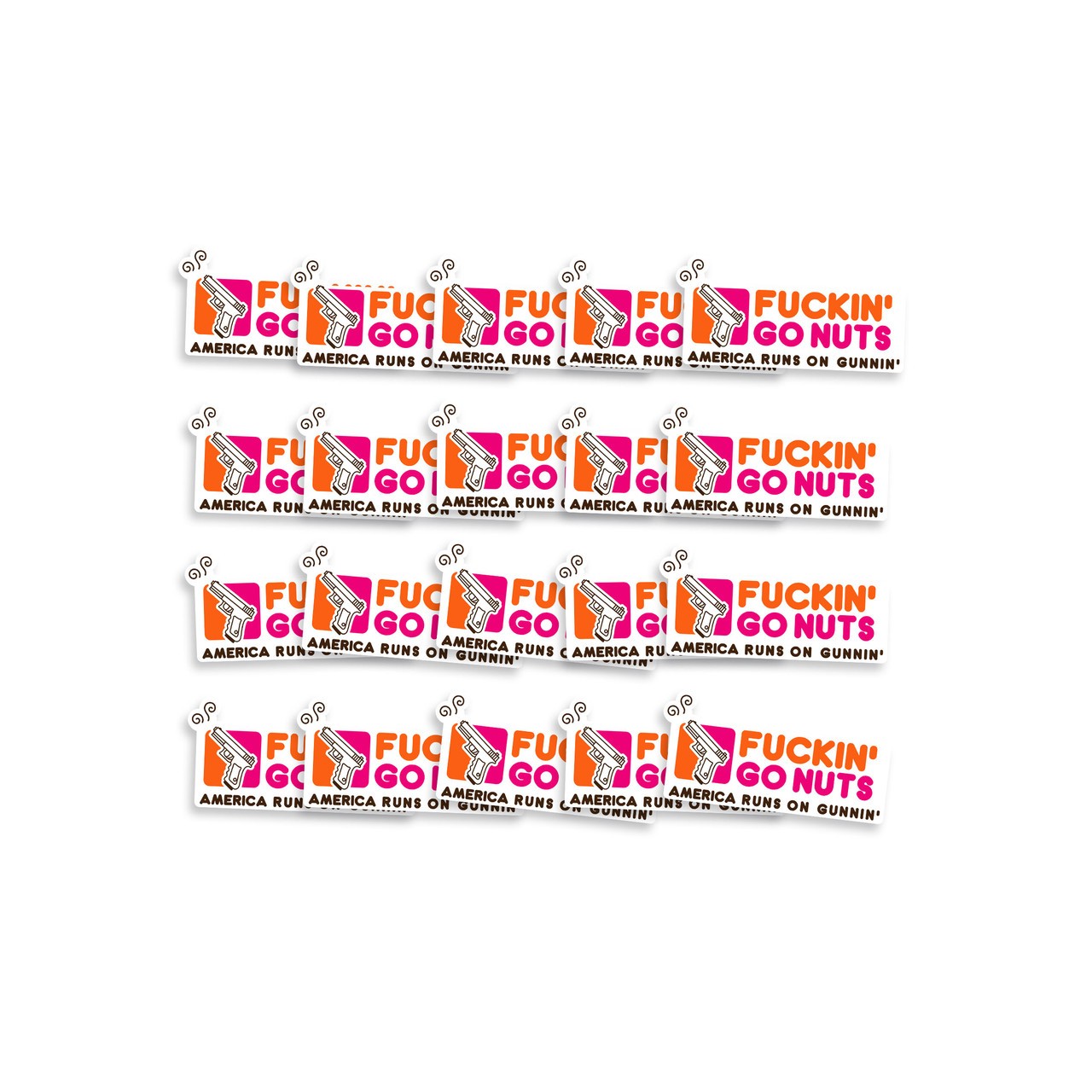 Fuckin’ Go Nuts Sticker