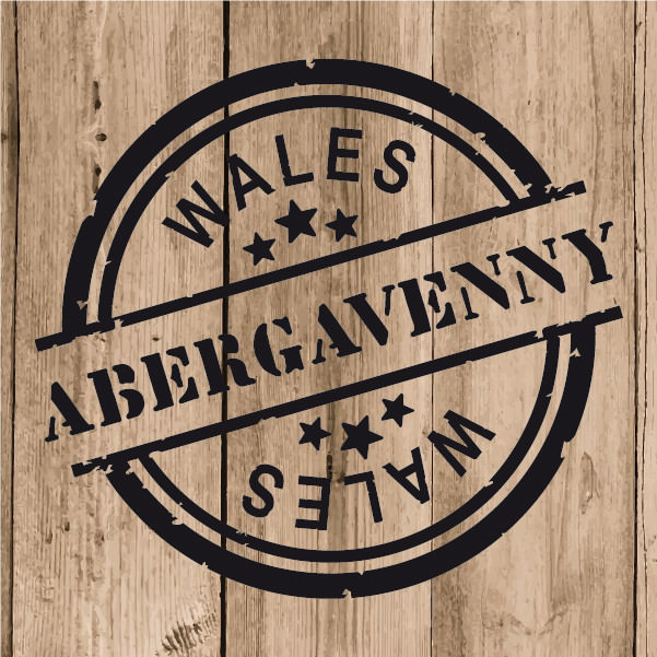 Abergavenny Sticker Vinyl 10 cm / 4″ Decal Stamp Abergavenny Wales Car Laptop