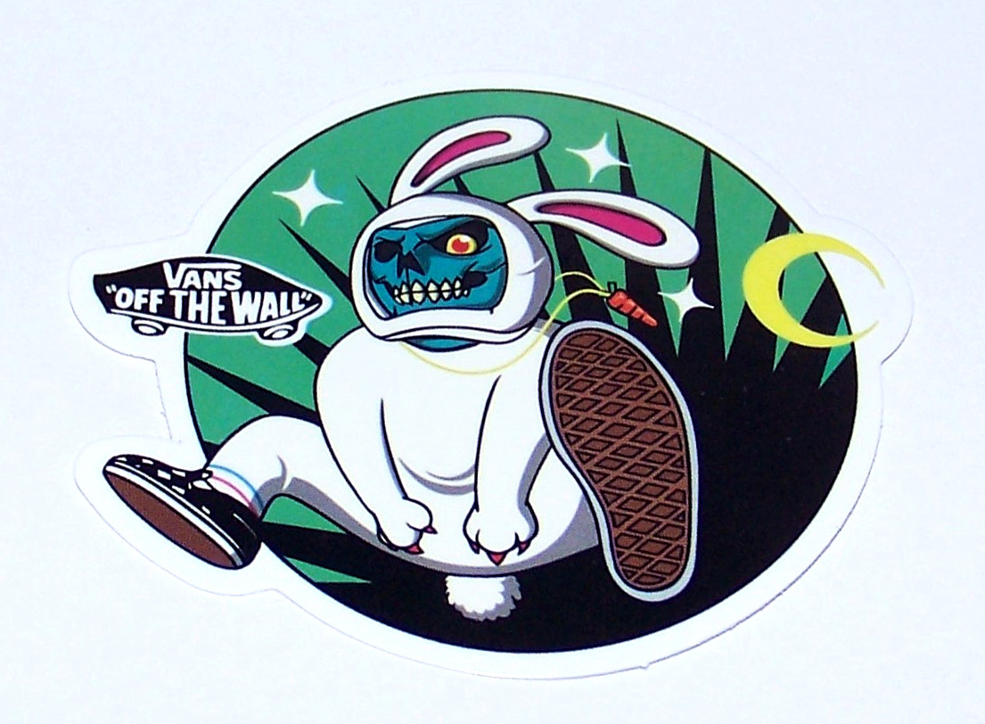 VANS – Logo Die Cut Sticker Decal Shoes Clothing VANS “Off The Wall”