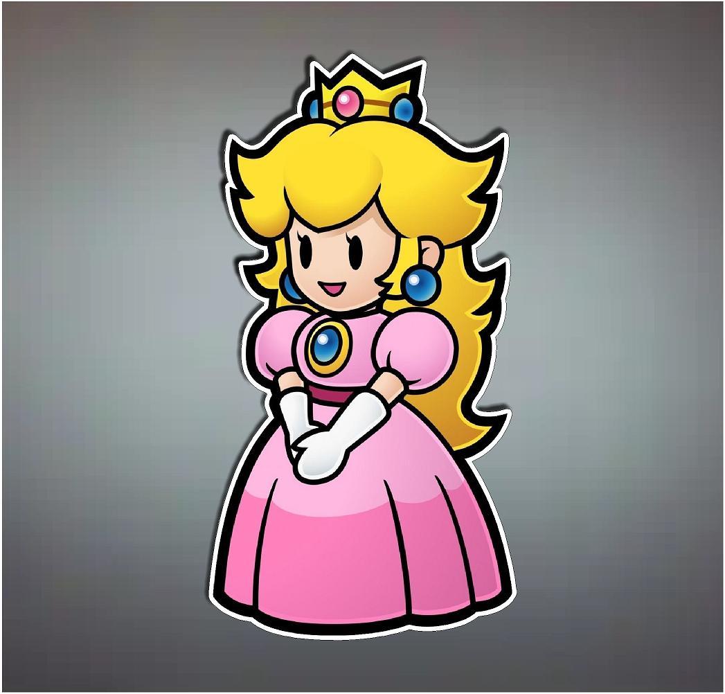 Nintendo NES Super Mario Bro’s Princess Peach 4″ Vinyl Decal Sticker Emblem