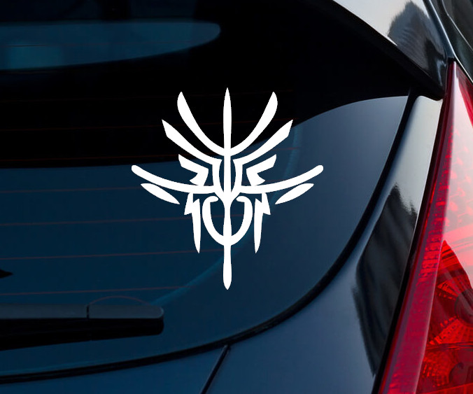 Stormlight Archive Bondsmith Indoor Outdoor Matte White Vinyl Decal 5.6″x5.3″