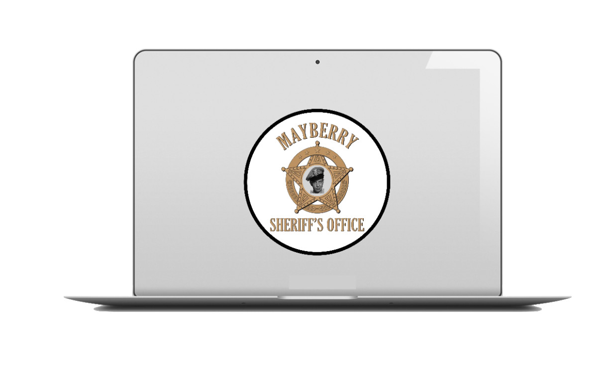 Andy Griffith Show – Sheriff’s Office – 4″ Vinyl Decal Car Cooler Laptop Smoker