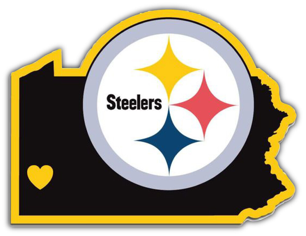 Pittsburgh Steelers NFL Football Logo Sport Car Bumper Sticker Decal “SIZES”