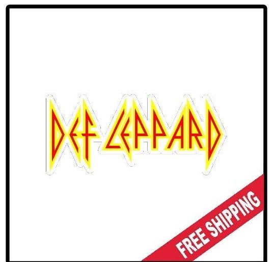 Def Leppard Vinyl Wall logo Decal Sticker Heavy Metal Band Rock 80’s Various