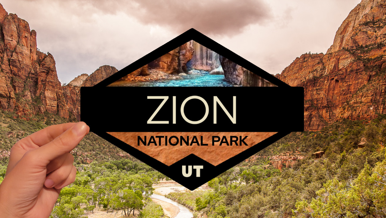 Zion National Park – Utah – Vinyl Sticker