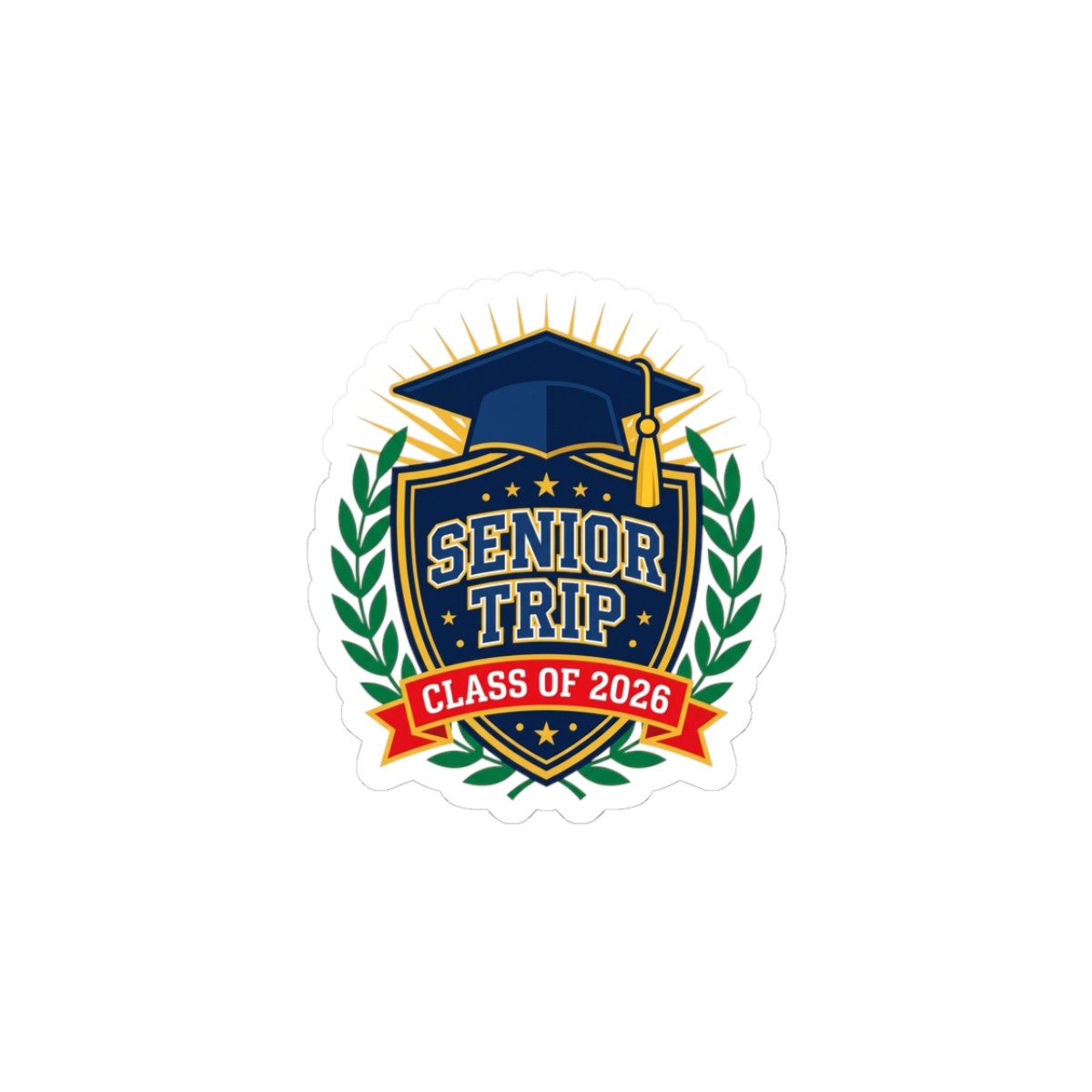 Senior Trip Class of 2026 Sticker | Graduation Season, Senior Merch