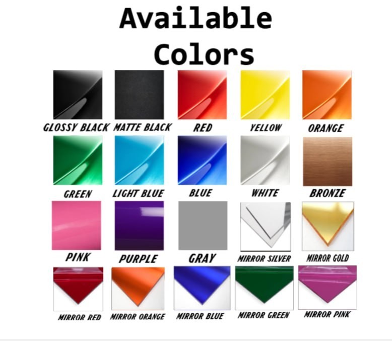 Custom Personalized Name Laser-Cut Acrylic Emblem Badge for Car – Multi-Color