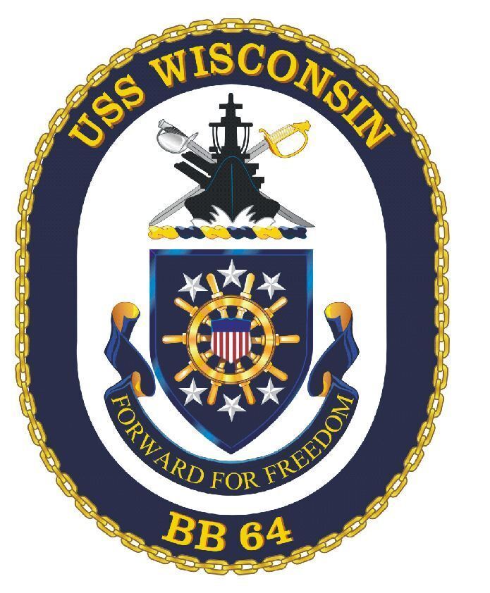 USS Wisconsin Sticker Decal M220