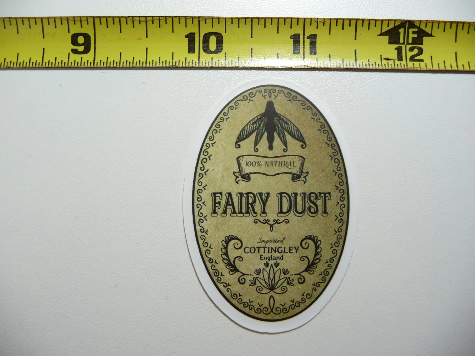 FAIRY DUST SMALL STICKER DECAL WITCHCRAFT POTION SPELL WITCH GOTH LABEL FUNNY