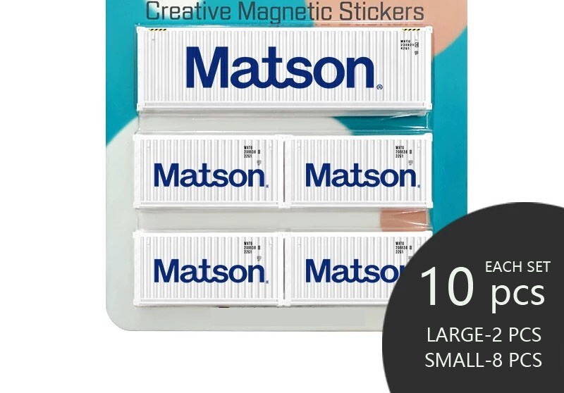1OPCS Refrigerator magnetic sticker white board magnets shipping container decor