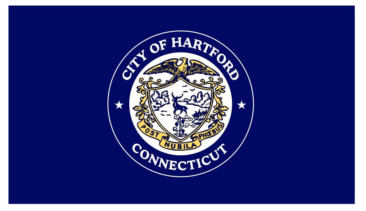 Hartford Connecticut Flag Sticker Decal F749
