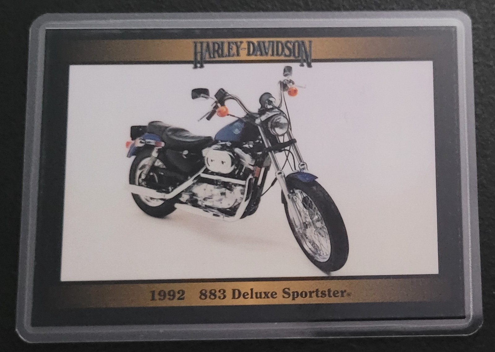 Vintage Harley Davidson Collectible Card Fridge/Locker/Cabinet Laminated Magnets