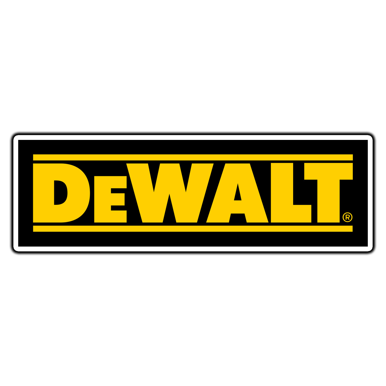 DeWalt Logo #5 Sticker Waterproof Vinyl Decal Die-Cut Car Garage