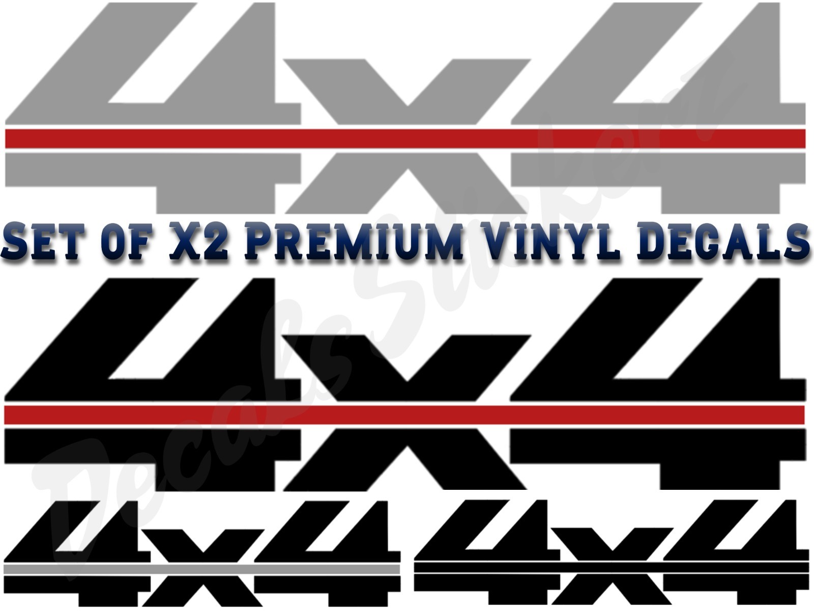 1988 – 1997 4×4 Decals for Chevy Silverado GMC Sierra 1500 2500