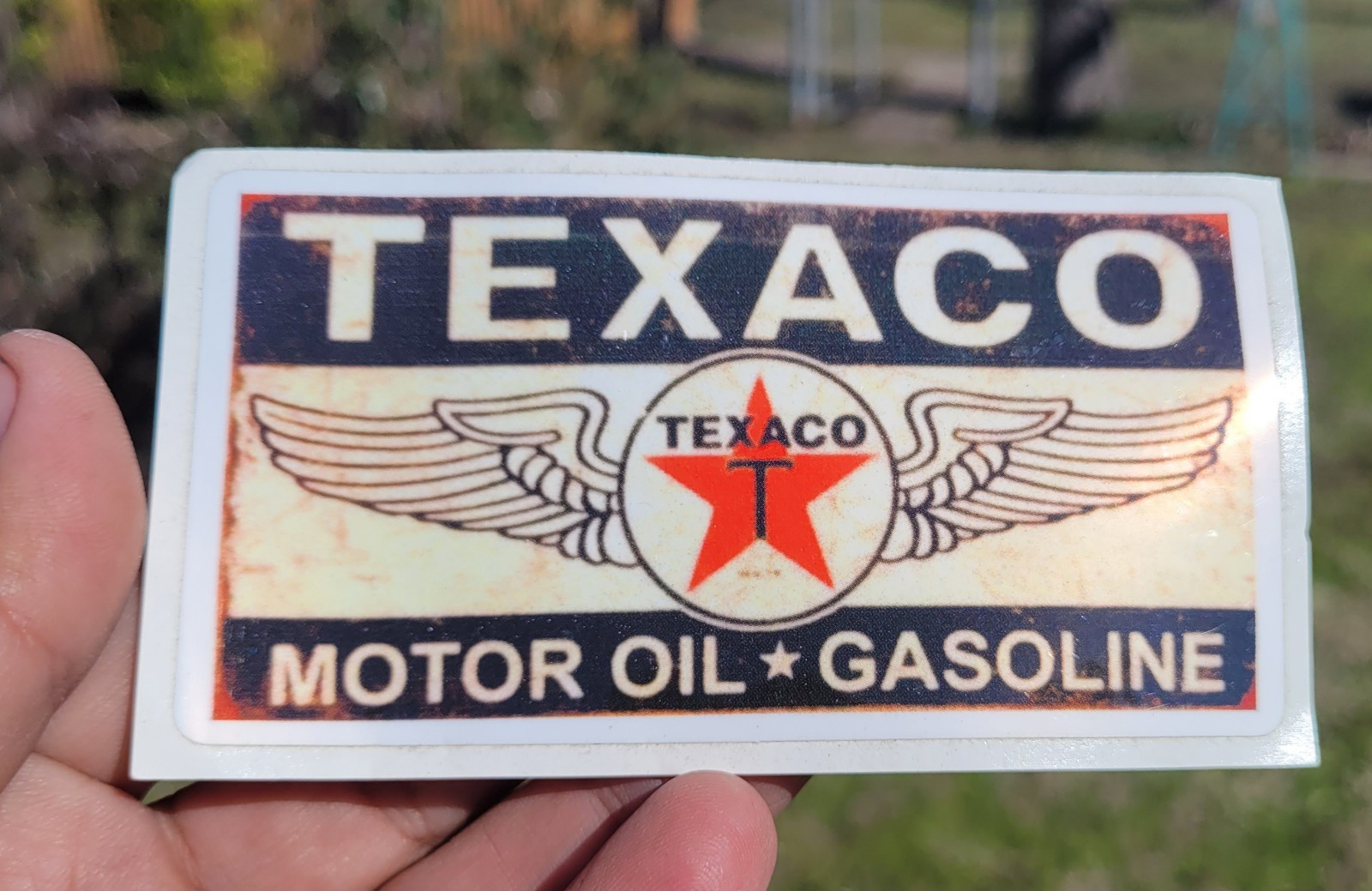 Texaco Oil Texaco Gasoline Sticker Decal 4.5″ × 2.5 “