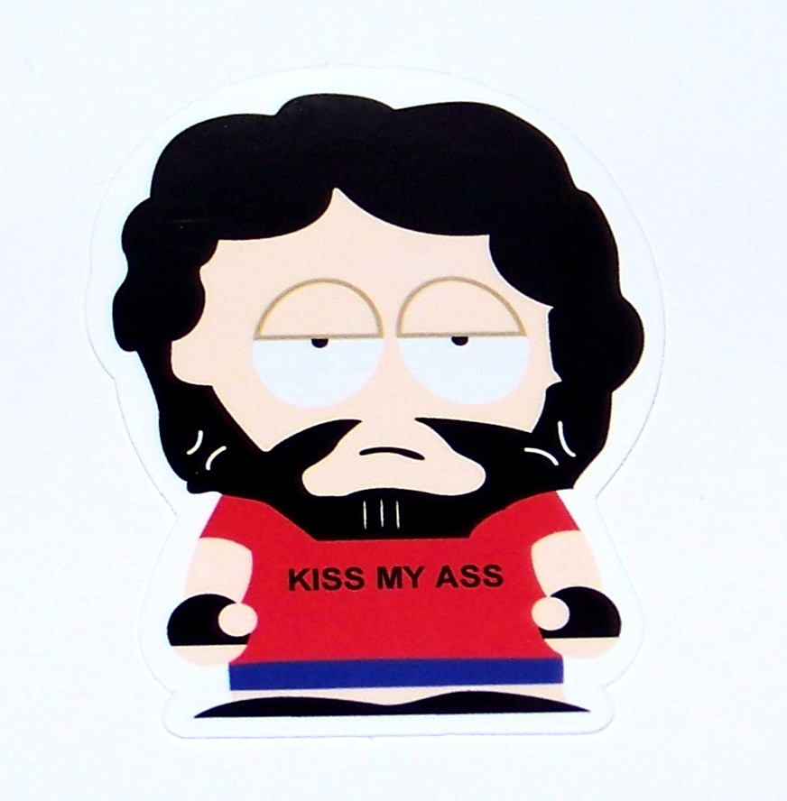 SOUTH PARK – Logo Die Cut Sticker Decal Film TV Cartoon Cartman “KISS MY A**”