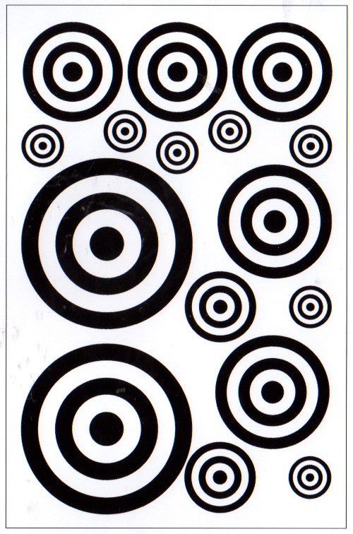 Black Circles Dot Wall Decals Art Transfer Stickers Appliques Mural Graphic