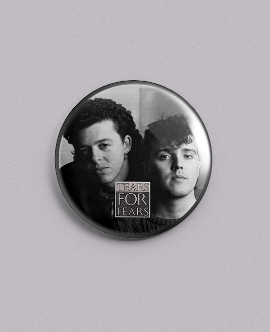 Tears For Fears – 1.25″ Pin, Button, Badge – 80’s – New Wave