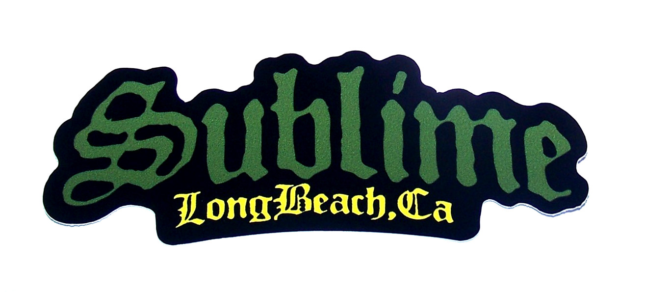 SUBLIME Logo Die Cut LARGE Sticker Decal Reggae Ska Rock LBC – Sublime