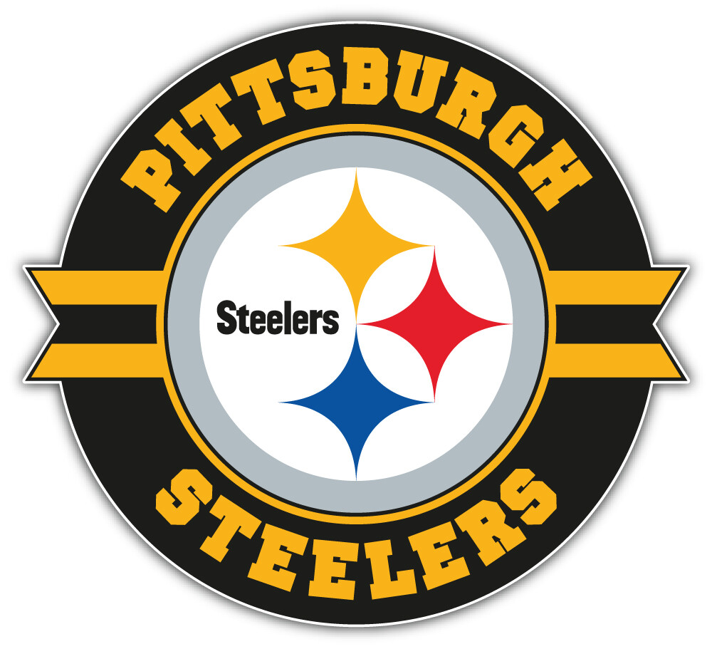 Pittsburgh Steelers Logo NFL Sport Car Bumper Sticker Decal “SIZES”