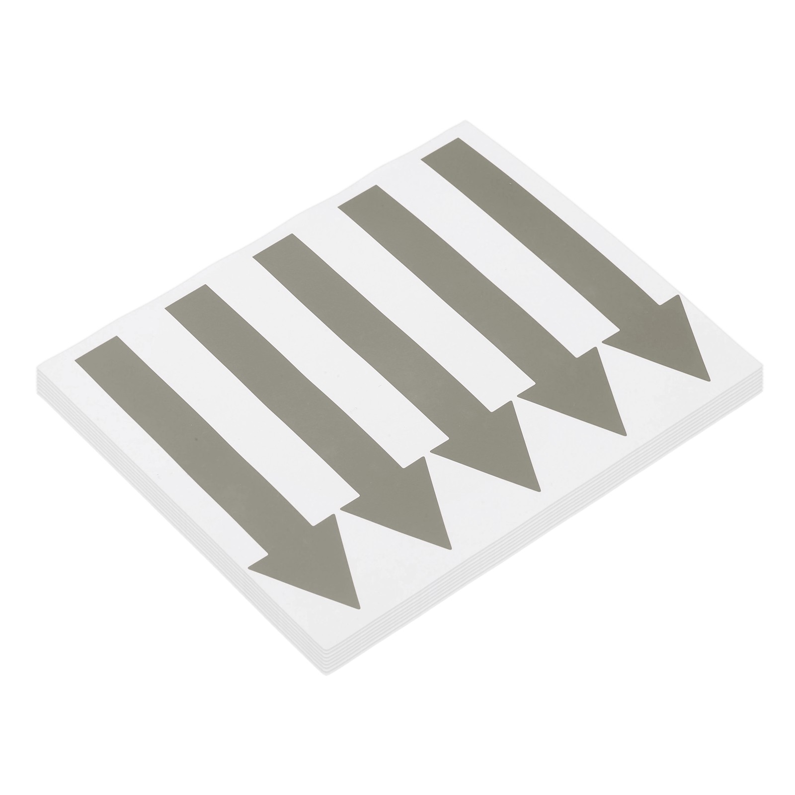 Arrow Sticker, (5×1.2 Inch, Dark Gray) (40 Pcs), Waterproof Arrow Sign Sticker