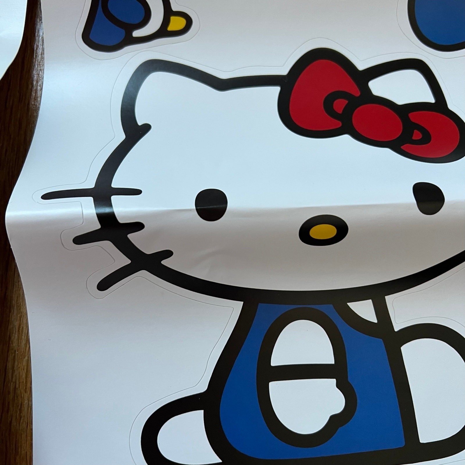 Hello Kitty Large Vinyl Wall Decal Sticker Sheets Sanrio Retro 2011 9″x7.5″