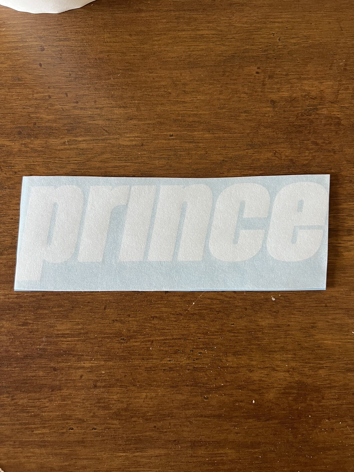 Prince Tennis Decal Vinyl Sticker 7″ Black Or White
