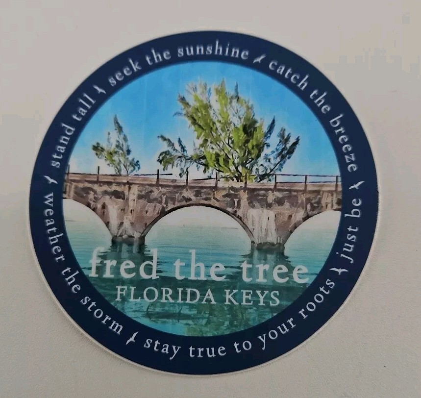 Florida Keys – 3″ Round Vinyl Sticker – Pack of 50