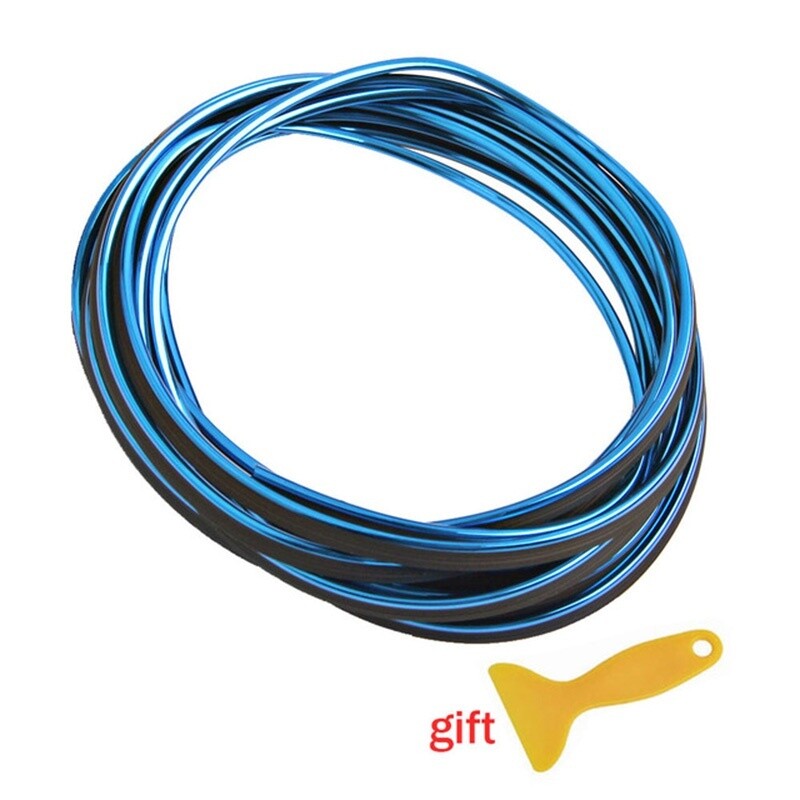 5M Car DIY Interior Door Stickers Moulding Styling Strip Trim Line Home Decor