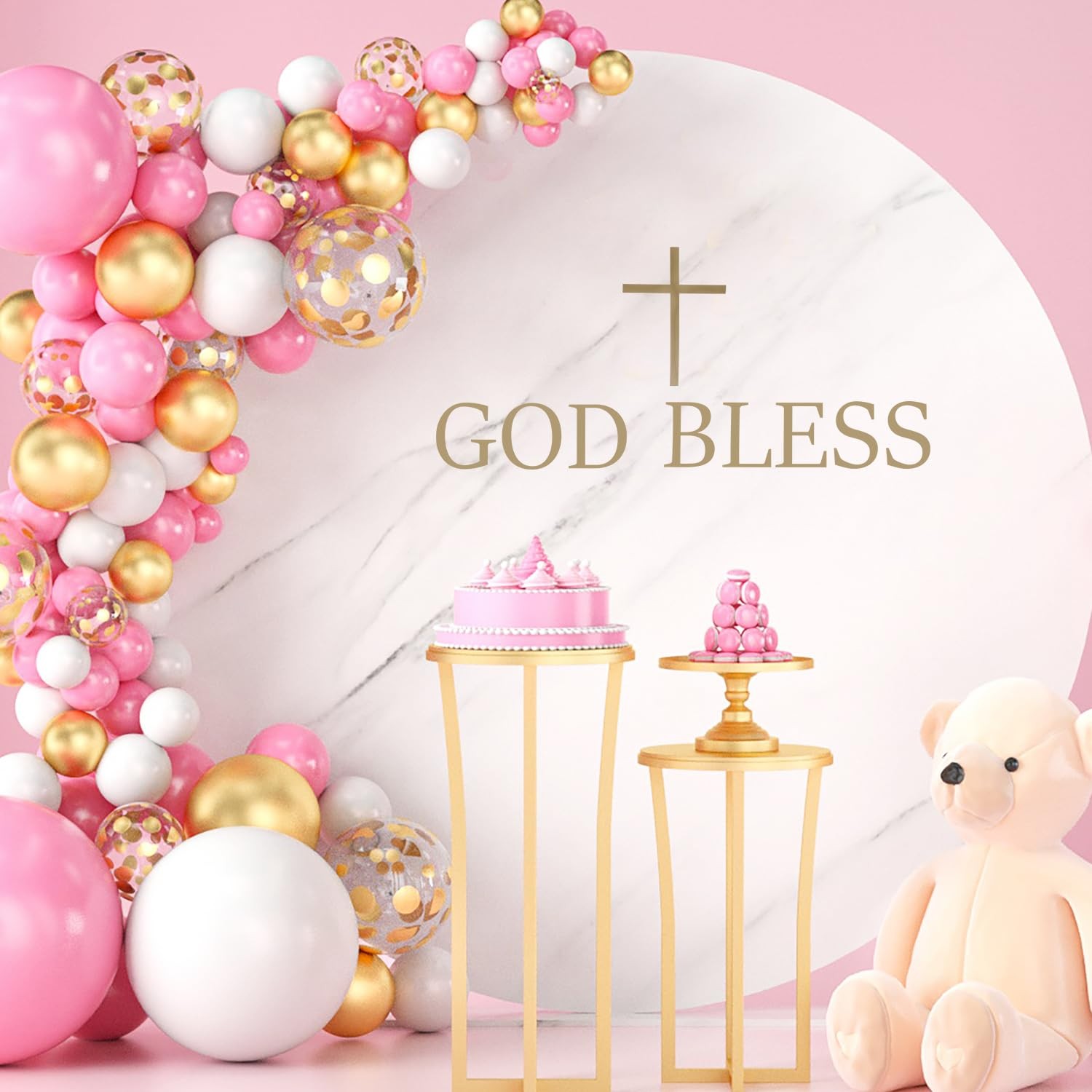 God Bless Cross Wall Decal, PVC Material God Bless Stickers Decorative God Bl…