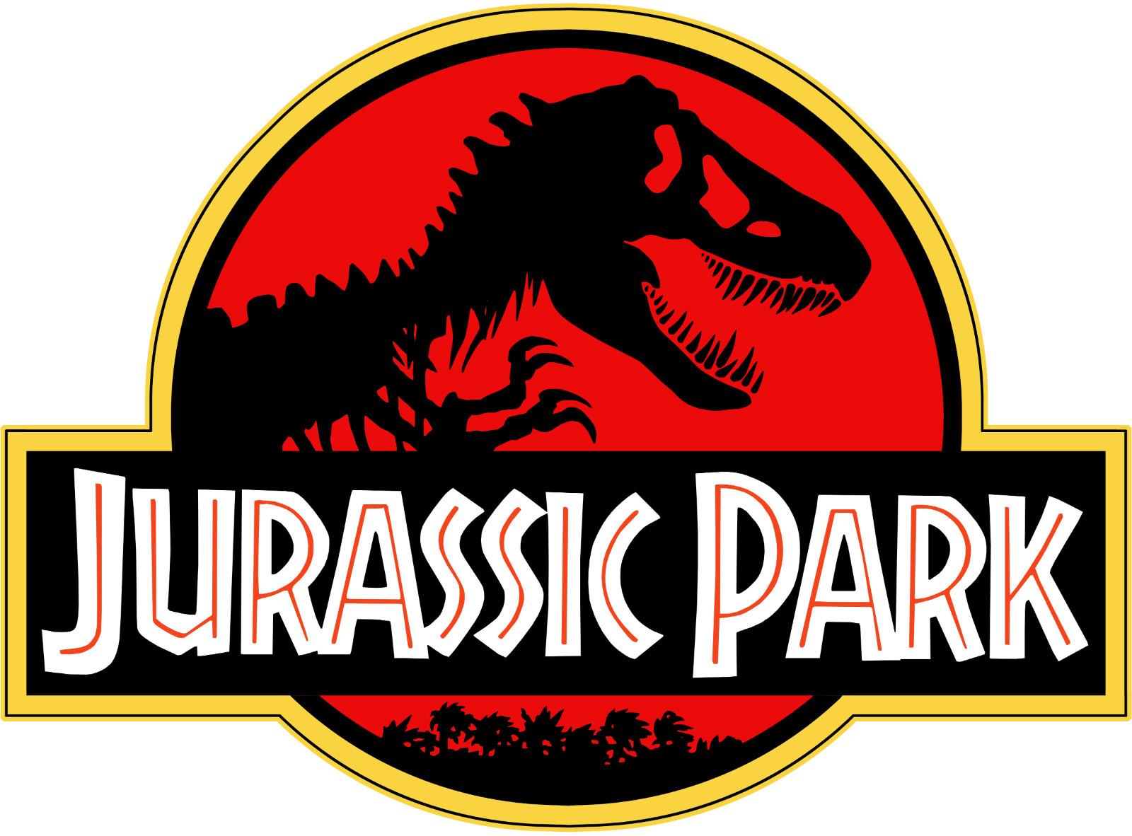 Jurassic park sticker logo skate cell laptop bumper vinyl decal 90s