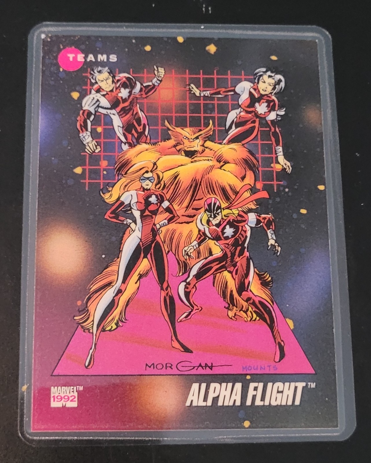 1990’s Impel Marvel Universe Teams Fridge/Locker/Cabinet Laminated Magnet X-MEN