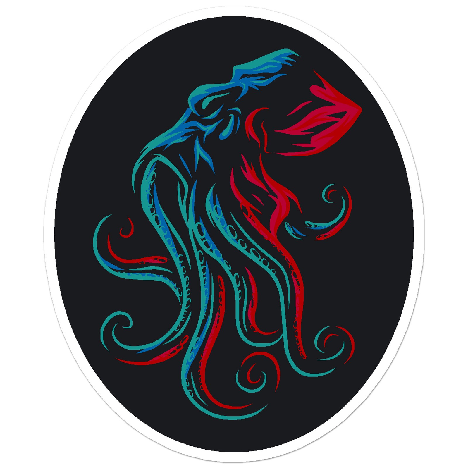 Octopus – Vinyl Decal Sticker – Car Window Laptop – ebn8011