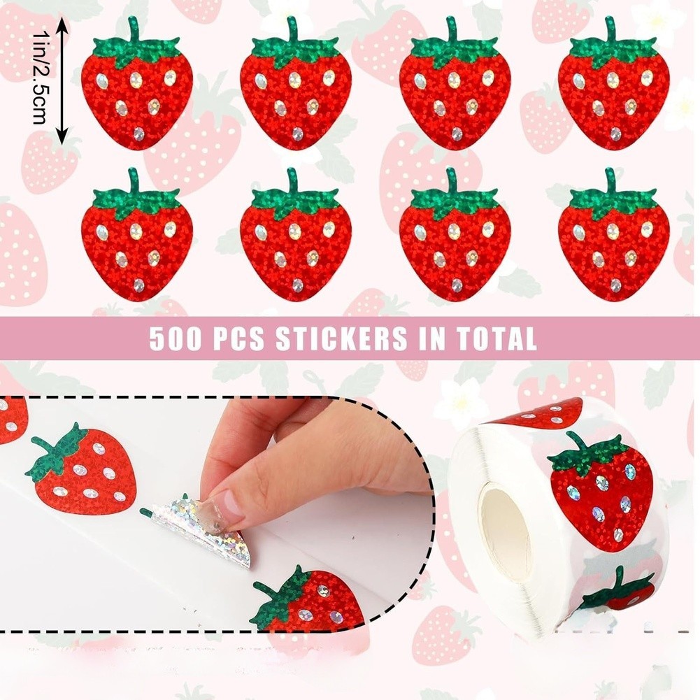 Holographic Labels Crafting Labels Party Decorations Coated Paper Material