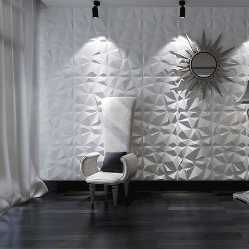 12Pcs 3D Effect Wall Decor 3D Tile Brick Wall DIY Wallpaper Home Decor 11.8″
