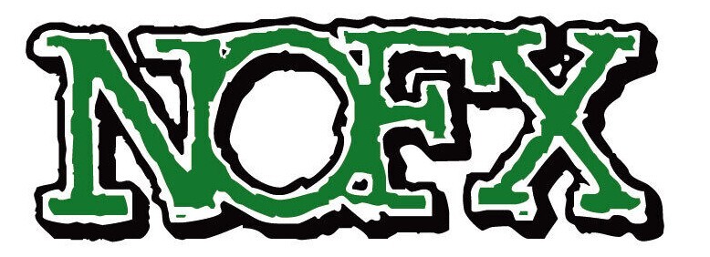 NOFX sticker logo punk band weatherproof bumper vinyl decal skate cell laptop