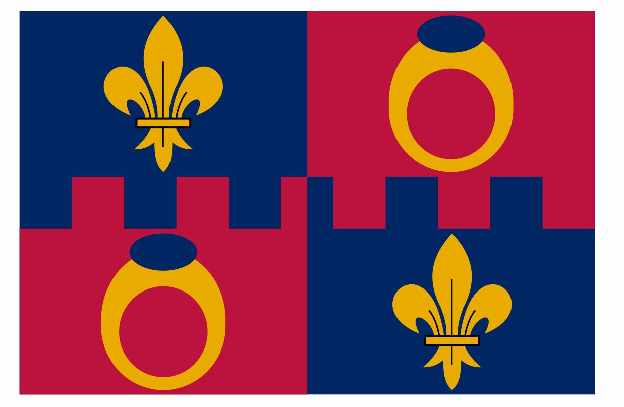 Montgomery County Maryland Flag Sticker Decal F703